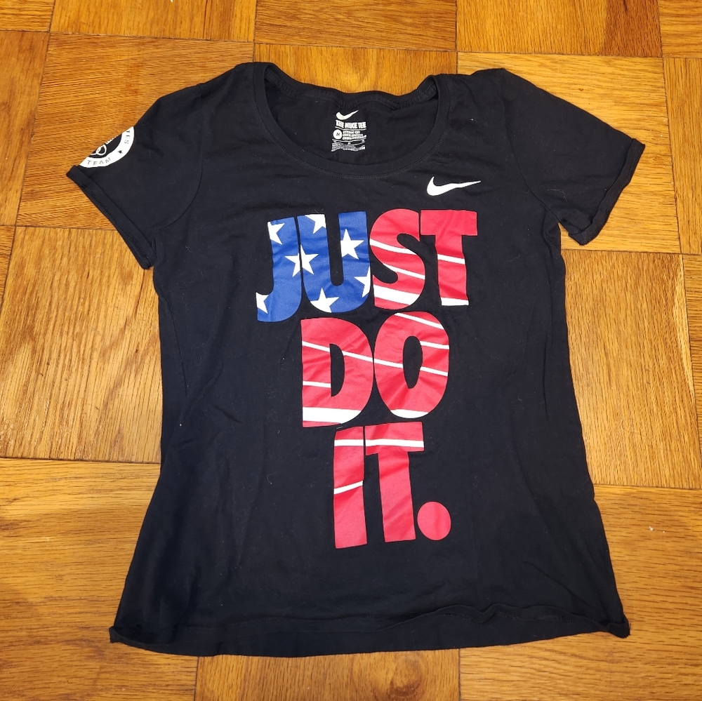 Nike USA Flag T-shirt, black, size M